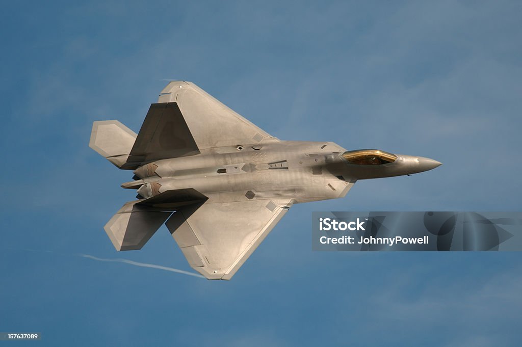 F22 Raptor Реактивный Истребитель - Стоковые фото Истребитель роялти-фри