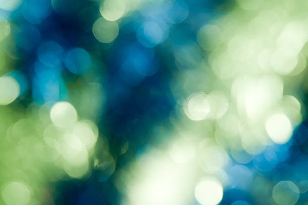 Free Stock Photo of Blue abstract background with light bokeh ...