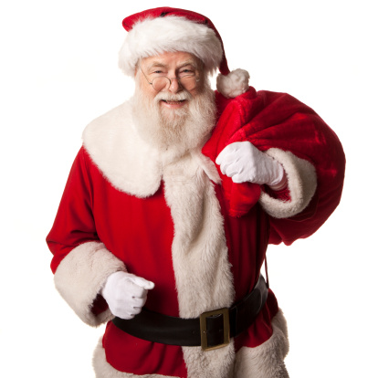 Pictures of Real Santa Claus Has A Gift Bag