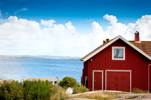 Gothenburg archipelago. Island of Kallo-Knippla in Sweden