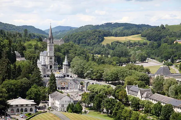 Photo of Basilica of the Rosary and Superior in Lourdes, France
