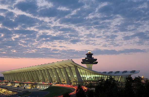 El Aeropuerto Dulles - foto de stock