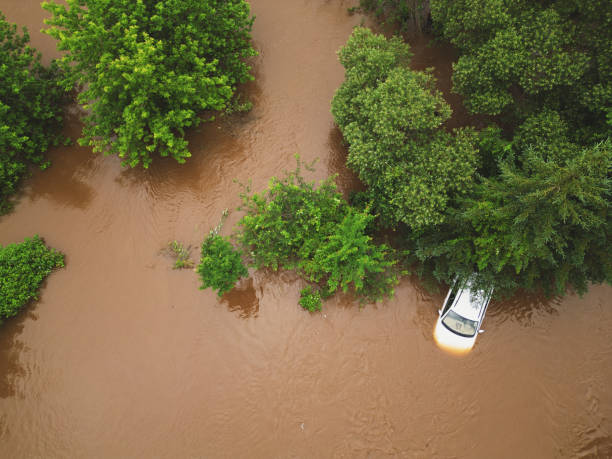 istock Car Lost in Flood 1576385957