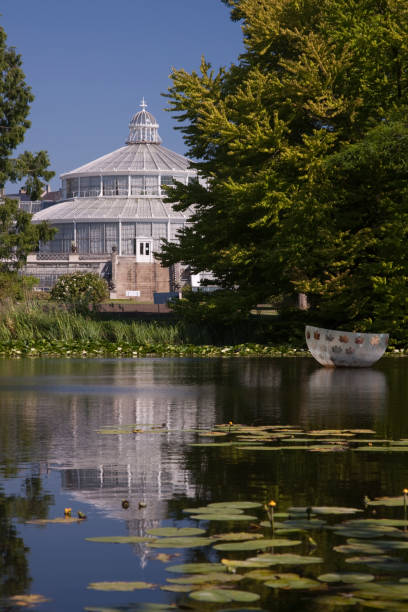 Copenhagen, Denmark. The King's garden. Park in the city center. Tourism in Denmark.
