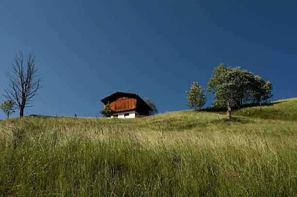tyrolien de montagne - tirol north tirol hut austria photos et images de collection