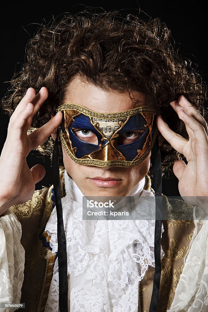 ベネチアのマスク - 男性のロイヤリティフリーストックフォト