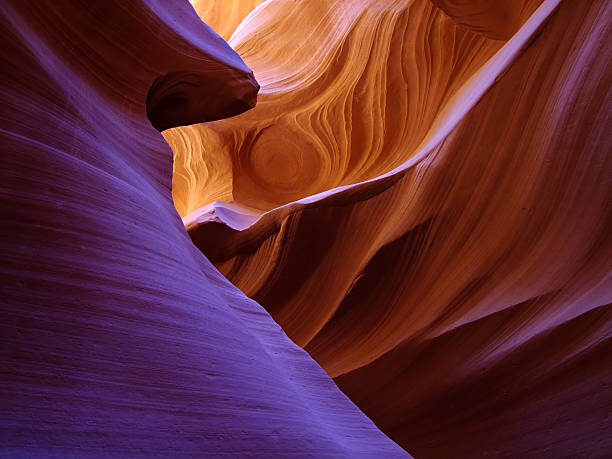 lower antelope canyon - lower antelope stock-fotos und bilder