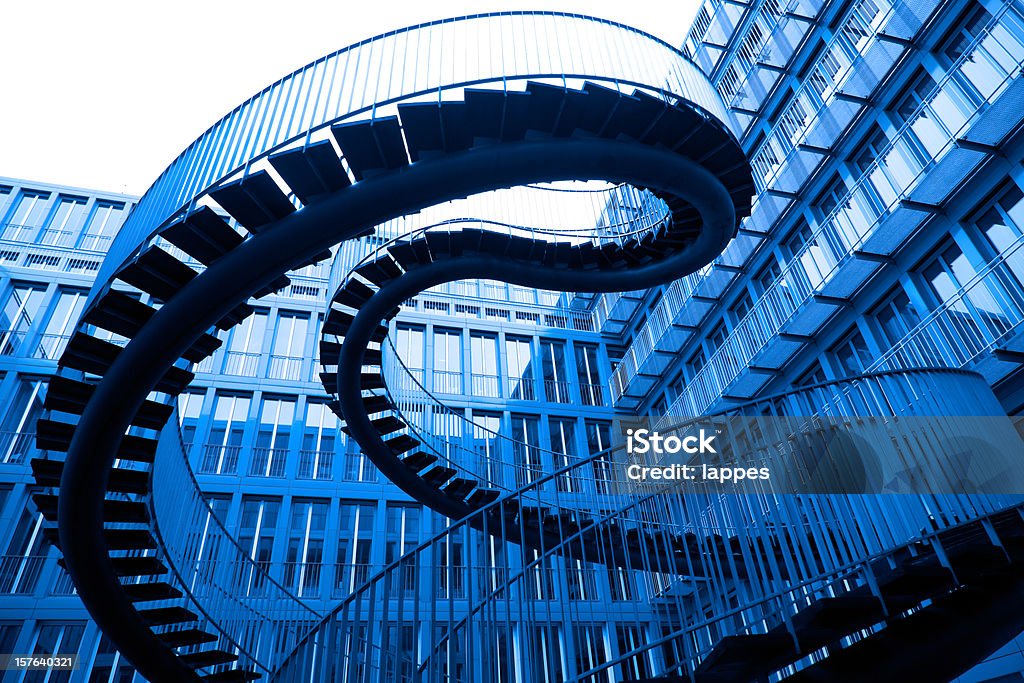 Abstrato escadas - Foto de stock de Arquitetura royalty-free