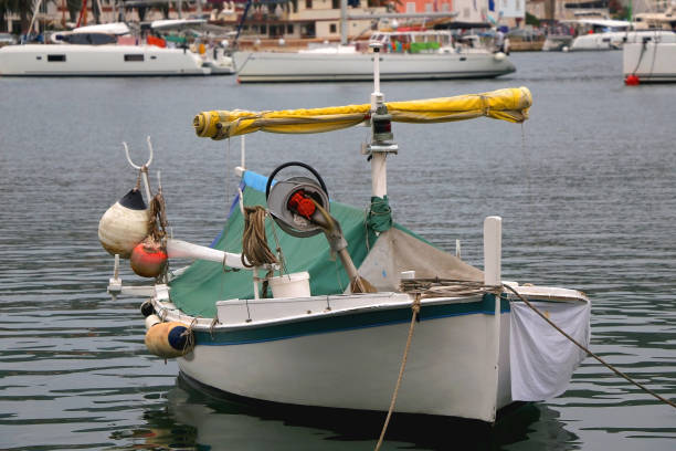 istock Fishing Boat in Vela Luka, Croatia 1576404803