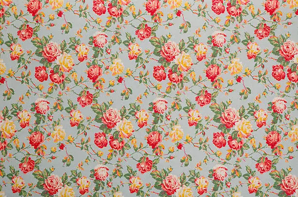 Photo of Francine Floral Medium Vintage Fabric
