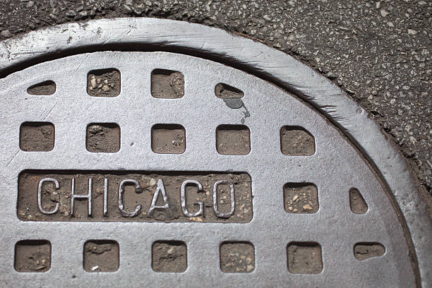 istock Chicago Man Hole Cover 157640569