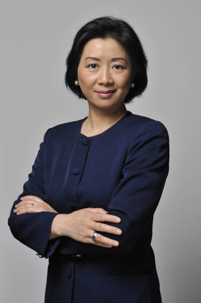 Confident Asian business woman
