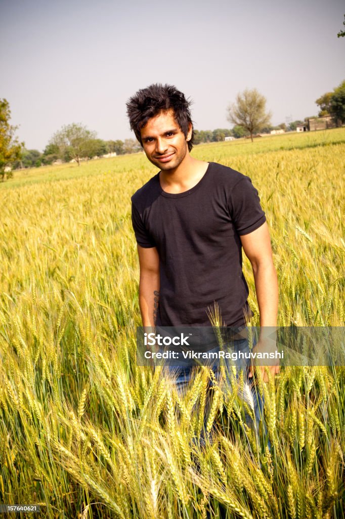 Wheat Field Portrait of a Young Indian Adult 18-19 Years Stock Photo Wheat Field Portrait of a Young Indian Adult 18-19 Years Stock Photo