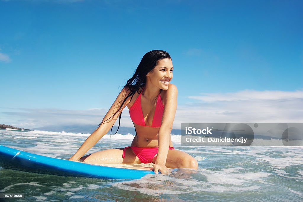 Fille de surf - Photo de Adulte libre de droits