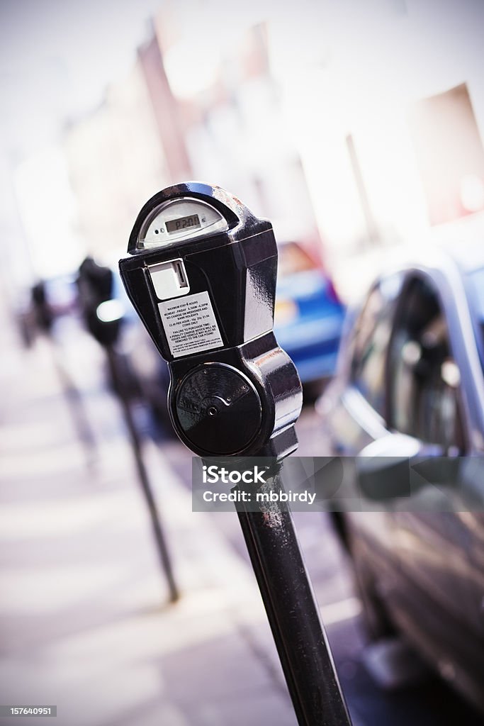 Счётчик времени парковки в Лондоне - Стоковые фото Счётчик времени парковки роялти-фри