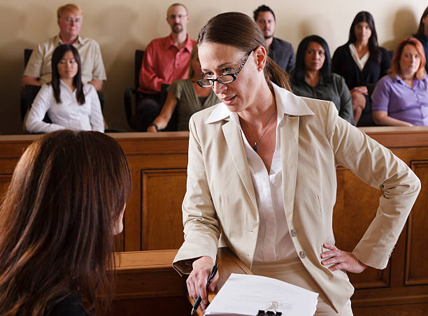 istock Lawyer in a Courtroom 157641034