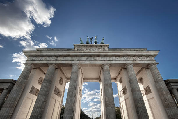istock Low angle view of Brandenburg Gate, Berlin, Germany 1576412391