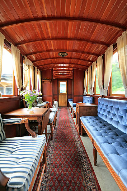 Old train interior  railroad car photos stock pictures, royalty-free photos & images