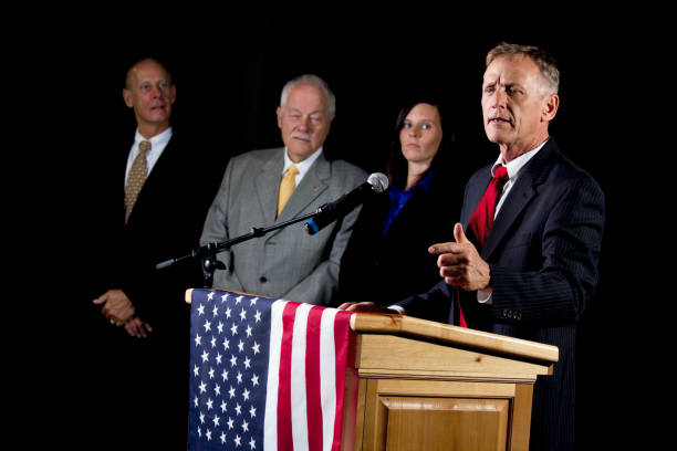 istock Politician Giving a Speech 157641812