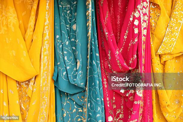 Sari Variety Stock Photo - Download Image Now - Culture of India, Dress, Sari