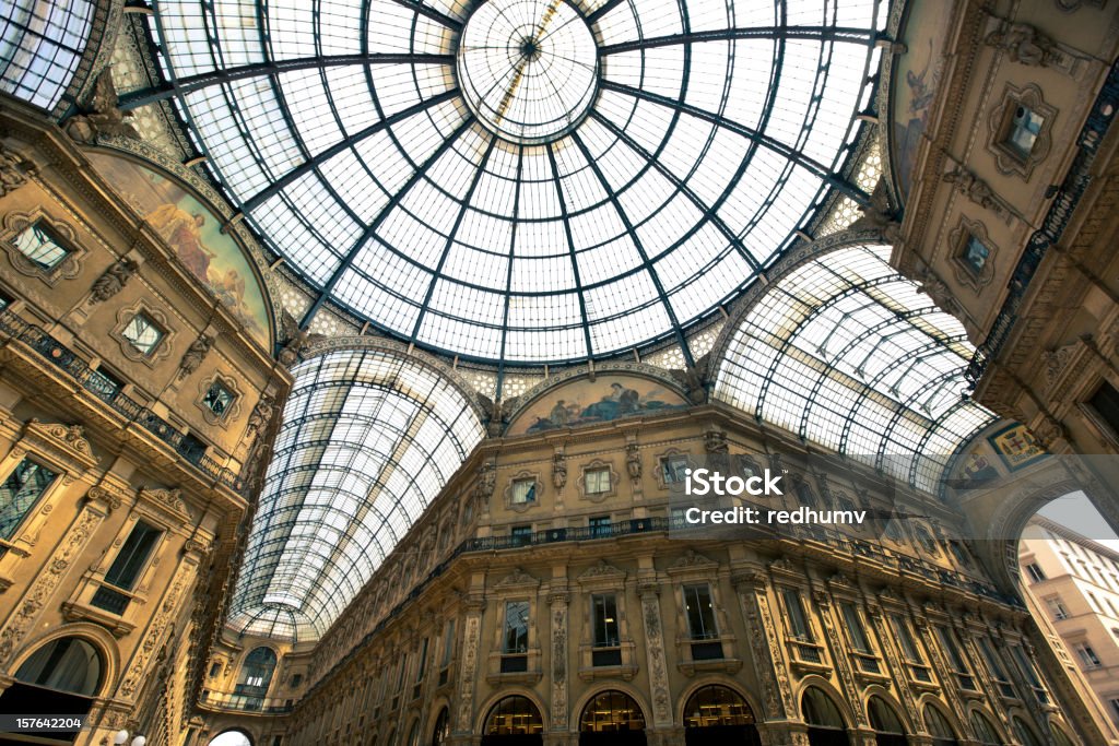 Milan Galeria Vittorio Emanuele II - Royalty-free Galeria Vittorio Emanuele II Foto de stock