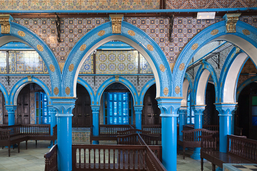 Tunisia: La Ghriba Synagogue, Island of Djerba (Interior View)