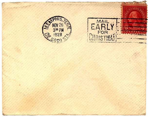Mail early for Christmas envelope sent from Memphis, Tennessee 1928