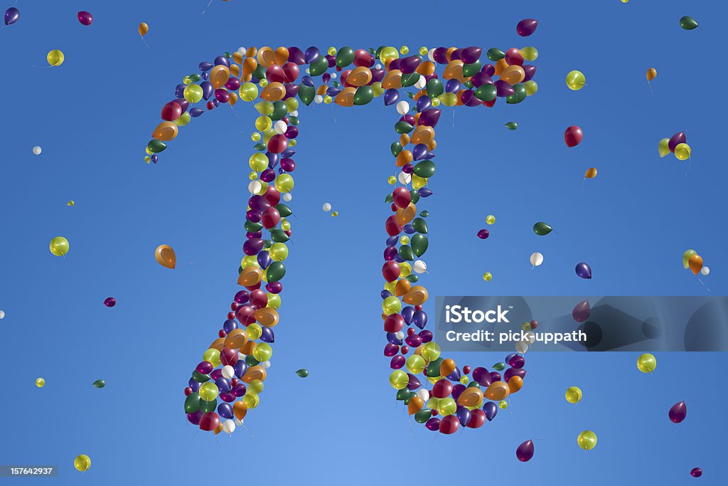 Pi en el cielo - Foto de stock de Número Pi libre de derechos