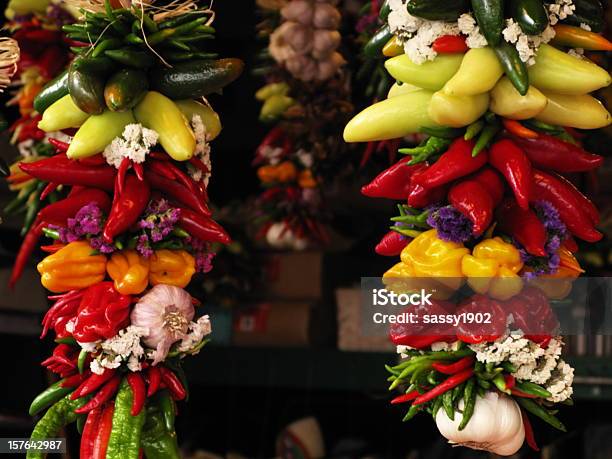 Вешать Перец Овощей — стоковые фотографии и другие картинки Рождество - Рождество, Каджунская кухня, Свежесть