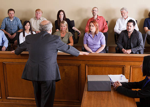 istock Lawyer Addressing the Jury 157643207