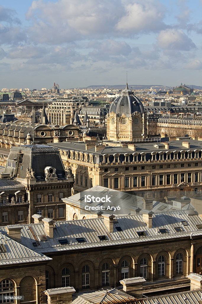 Wiew da Notre Dame di Parigi, Francia - Foto stock royalty-free di Blu