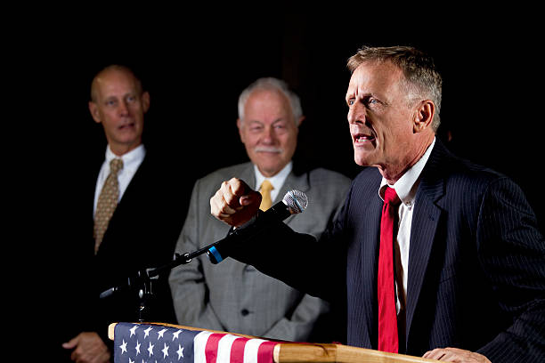 istock Politician Giving a Speech 157643340