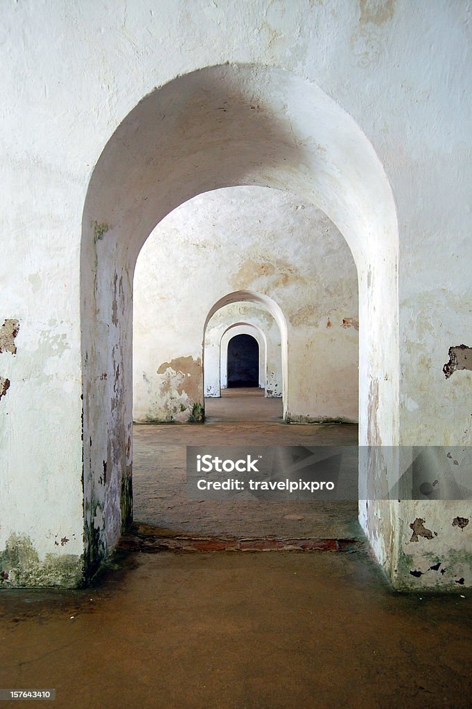 Barrack portas, Forte El Morro e San Juan, Puerto Rico - Foto de stock de Porto Rico royalty-free