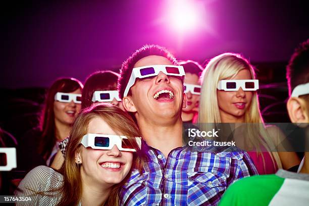 Date In 3d Movie Theater Stock Photo - Download Image Now - Movie, Movie Theater, Three Dimensional
