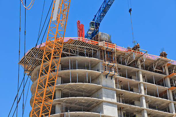istock commercial skyscraper hotel construction in city Dallas Texas 157643662