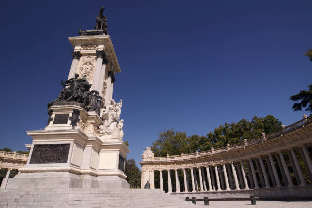 istock Alfonso XII Monument in Retiro Park, Madrid, Spain 157643850