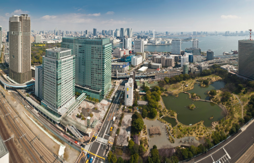 Aerial views of Tokyo