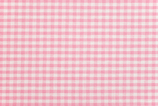pink and white gingham pattern fabric