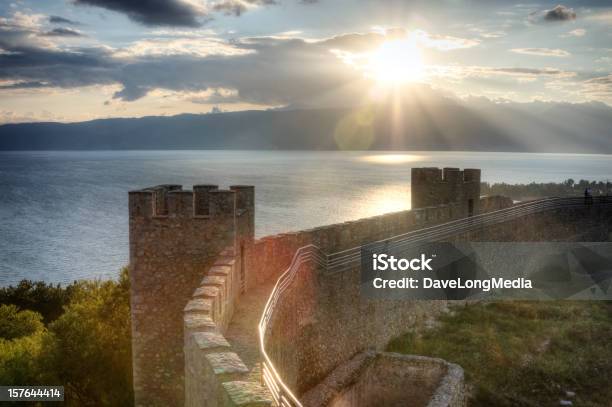 Castle Sunset Stock Photo - Download Image Now - Architecture, Atmospheric Mood, Castle