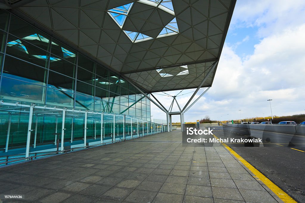 hall de l'aéroport de Stansted - Photo de Aéroport libre de droits