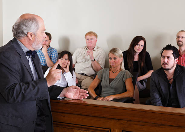 istock Lawyer Addressing the Jury 157644610