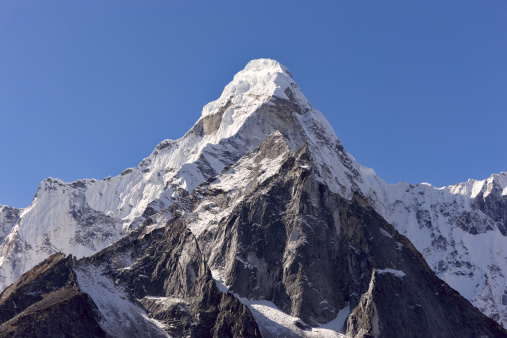 Ama Dablam. Everest circuito. Nepal motivos photo