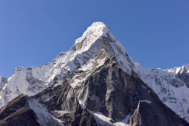 아마다블람. 에버레스트 회로. 네팔 동기 - mt everest 뉴스 사진 이미지