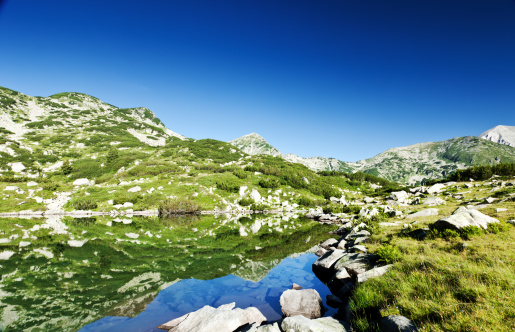 Lake in Pirin mountains. Bulgaria.
