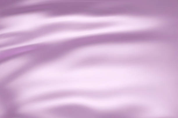 istock Close-up texture of light purple silk. Light purple fabric smooth texture surface background. Smooth elegant violet silk in Sepia toned. Texture, background, pattern, template. 3D vector illustration. 1576448888