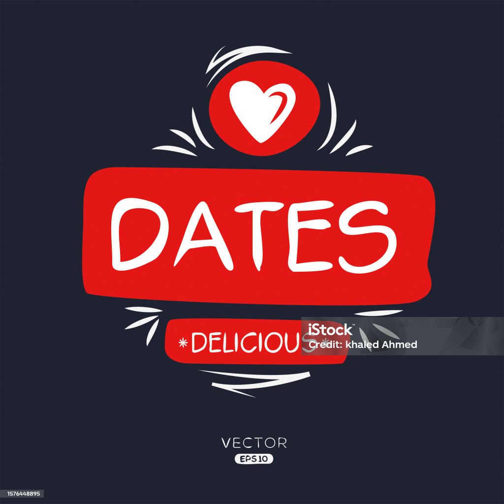 Date Graphics Design Dates Sticker Design Stock Illustration - Download Image Now - Business ...