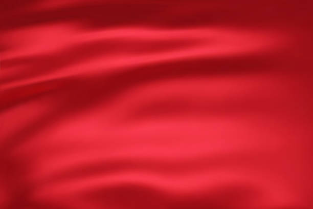 Close-up texture of red silk. Red fabric smooth texture surface background. Smooth elegant red silk in Sepia toned. Texture, background, pattern, template. 3D vector illustration. Close-up texture of red silk. Red fabric smooth texture surface background. Smooth elegant red silk in Sepia toned. Texture, background, pattern, template. 3D vector illustration. silk scarf stock illustrations