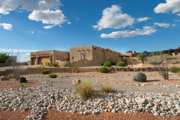 istock Xeriscaped Southwestern Home 157645175