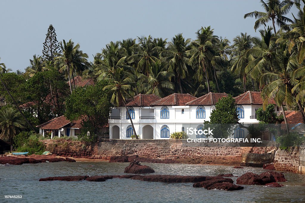 Goa resort na plaży - Zbiór zdjęć royalty-free (Goa - Indie)