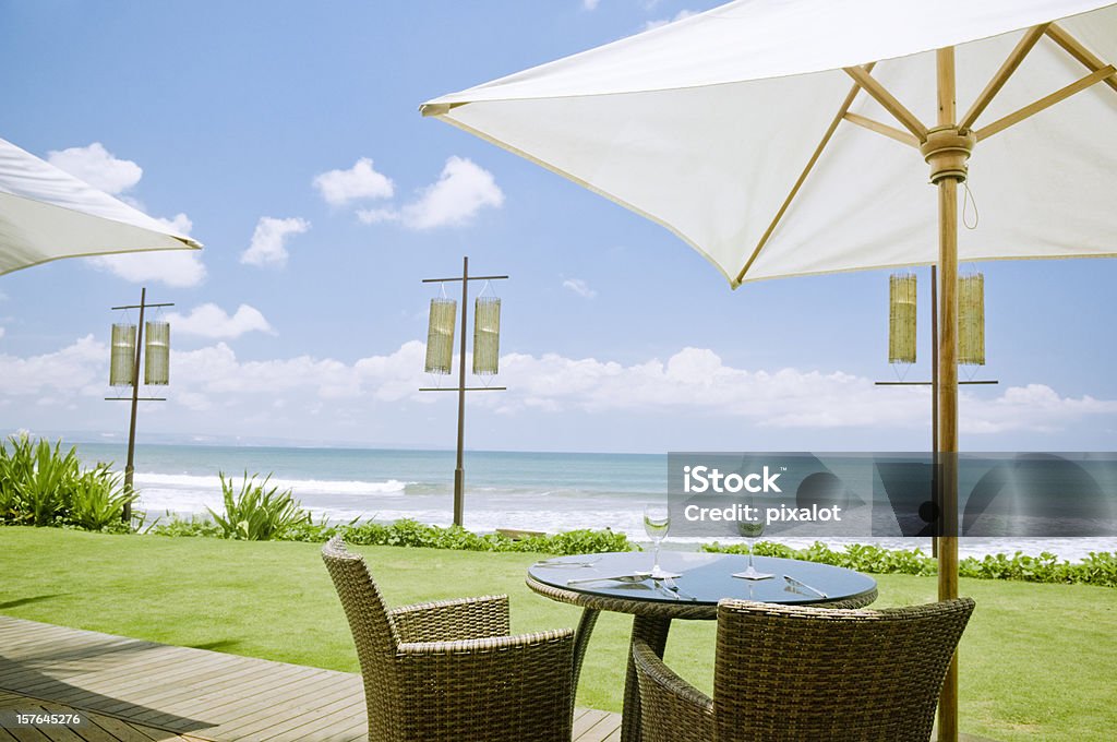 Vista a la playa - Foto de stock de Playa libre de derechos